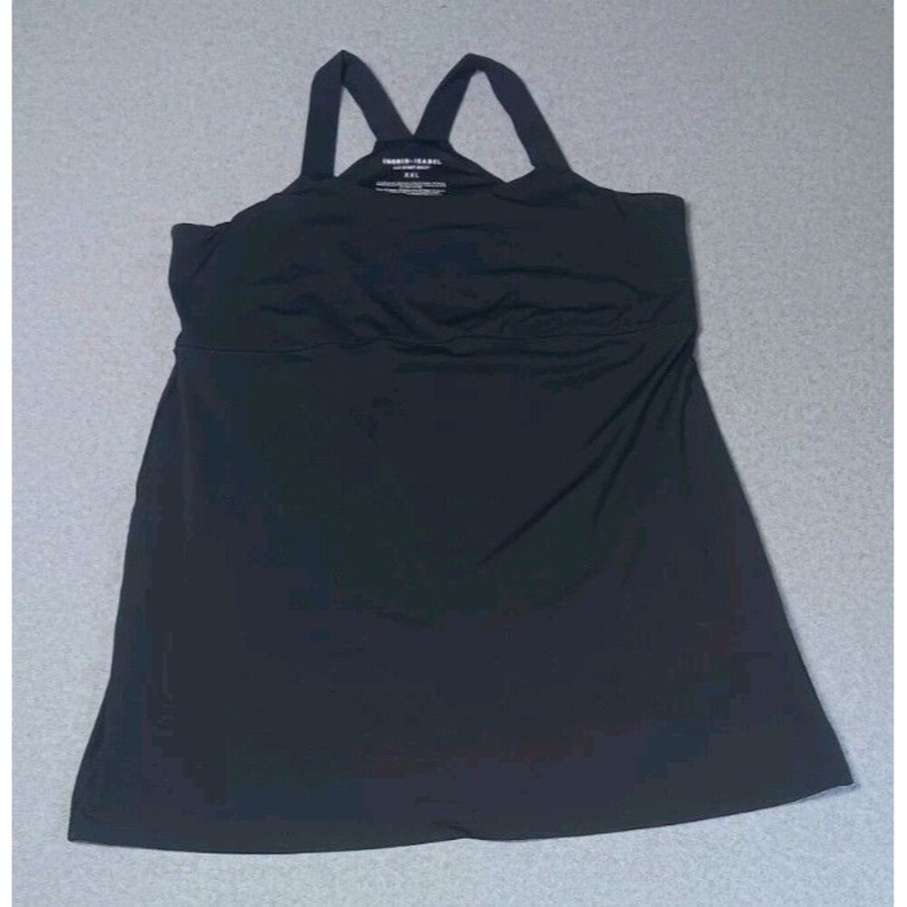 Ingrid & Isabel Maternity Crosscross Active Athletic Dress XXL Black Athleisure